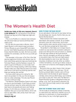 The Women’s Health Diet pot