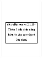 eXtraButtons vs 2.1.10– Thêm 9 nút chức năng hữu ích cho các cửa sổ ứng dụng pdf