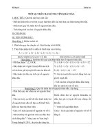 giáo án bài nhân hai số nguyên khác dấu - toán 6 - gv.lê bích hà