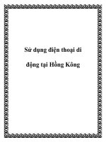 Sử dụng điện thoại di động tại Hồng Kông pdf