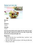 Salad với trái cây pptx