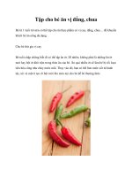 Tập cho bé ăn vị đắng, chua potx