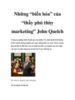 Những “biến hóa” của “thầy phủ thùy marketing” John Quelch pot