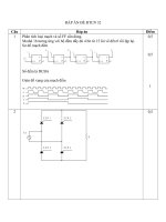 đáp án đề thi lí thuyết tốt nghiệp khóa 2 - điện tử công nghiệp - mã đề thi da dtcn - lt (32)