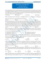Đề thi thử đại học môn vật lí năm 2011 Khóa thầy Đặng Việt Hùng lần 15 phần 1