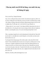 Cha mẹ nuôi con bể hồ lai láng, con nuôi cha mẹ kể tháng kể ngày pptx