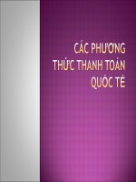 Các phương thức thanh toán quốc tế pot