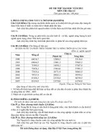 ĐỀ THI THỬ ĐẠI HỌC NĂM 2011 MÔN THI: ĐỊA LÍ potx