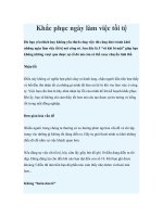 Khắc phục ngày làm việc tồi tệ doc