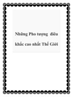 Những Pho tượng điêu khắc cao nhất Thế Giới pot