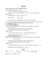 Đề ôn thi tốt nghiệp trung học phổ thông môn toán - Đề 36 pdf