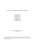 Accounting for Asian Economic Growth: Adding Gender to the Equation pdf