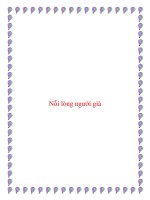 Nỗi lòng người già. pot