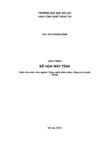 Giáo trình đồ họa máy tính