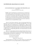 CON NGƯỜI NHÀN DẬT, TỰ TẠI TRONG THƠ NÔM ĐƯỜNG LUẬT pdf