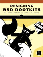 Designing BSD rootkits