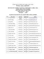 đề thi thực hành tốt nghiệp khóa 2 - điện công nghiệp - mã đề thi mã đề thi dcn - th (47)