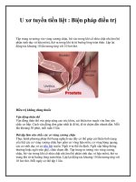 U xơ tuyến tiền liệt : Biện pháp điều trị doc