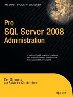 Pro SQL Server 2008 Administration pptx