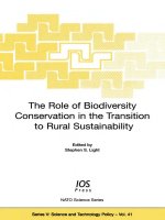 THE ROLE OF BIODIVERSITY CONSERVATION IN THE TRANSITION TO RURAL SUSTAINABILITY pptx