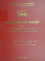 Thị trường ngoại hối Việt Nam - thực trạng và giải pháp