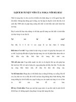 LỢI ÍCH TUYỆT VỜI CỦA YOGA VỚI BÀ BẦU ppt