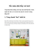 Sắc màu nhà bếp vui tươi docx