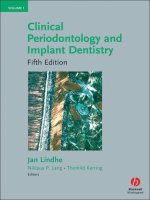 Clinical Periodontology and Implant Dentistry Fifth Edition: Volume 1 BASIC CONCEPTS docx