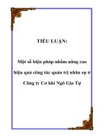 TIỂU LUẬN: Một số biện pháp nhằm nâng cao hiệu quả công tác quản trị nhân sự ở Công ty Cơ khí Ngô Gia Tự pot