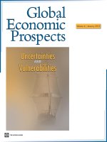 Global Economic Prospects - Uncertainties and vulnerabilities pot