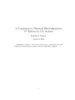 Companion to j d  jackson's classical electrodynamics 3rd ed    r  magyar