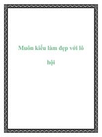 Muôn kiểu làm đẹp với lô hội ppt