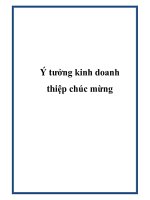 Ý tưởng kinh doanh thiệp chúc mừng doc