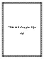 Thiết kế không gian hiện đại doc