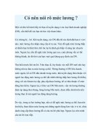 Có nên nói rõ mức lương ? potx