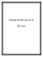 Hướng đi hiệu quả từ cá đối mục ppt