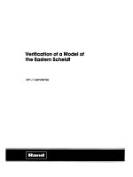 Verification of a Model of the Eastern Scheldt pdf