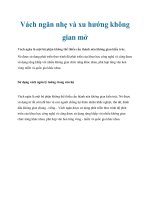 Vách ngăn nhẹ và xu hướng không gian mở doc