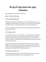 Bí quyết đẹp hoàn hảo ngày Valentine pdf