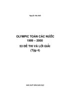 tuyển tập đề thi olympic toán năm 2000 (tập 4)