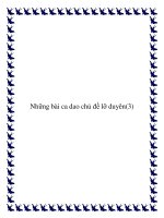 Một số bài ca dao chủ đề duyên phận ppt