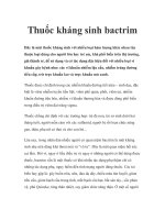 Thuốc kháng sinh bactrim ppt