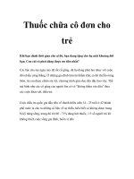 Thuốc chữa cô đơn cho trẻ pptx