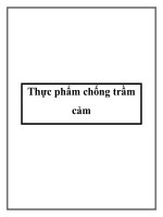 Thực phẩm chống trầm cảm potx
