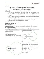 quan hệ giữa ba cạnh của một tam giác. bất đẳng thức tam giác - hình học 7 - gv.ng.m.cường