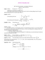 đề thi thử đại học cao đẳng năm 2012 số 205