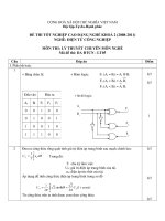 đáp án đề thi lí thuyết tốt nghiệp khóa 2 - điện tử công nghiệp - mã đề thi da dtcn - lt (5)