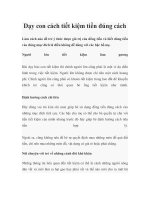 Dạy con cách tiết kiệm tiền đúng cách pptx