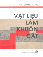 vật liệu làm khuôn cát