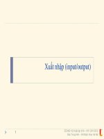 Kỹ thuật lập trình C/C++-Chương: Xuất nhập pptx